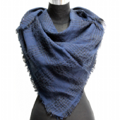 cotton/polyester/metallic scarf